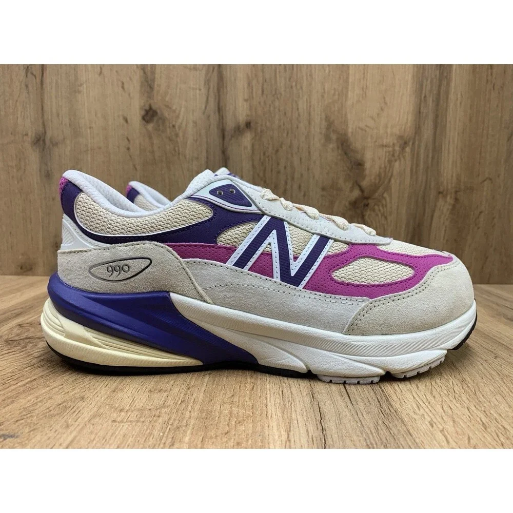 New Balance 990v6 Mindful Grey Daydream Sneaker Shoes GC990TD6 Low Top Boys Sz 7